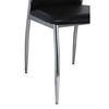 vidaXL Dining Chairs 4 pcs Black Faux Leather