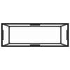 vidaXL Console Table Transparent 100x35x75 cm Tempered Glass