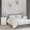 vidaXL Bedside Cabinets 2 pcs White 40x35x61.5 cm Solid Wood Pine