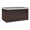 vidaXL Garden Storage Box Brown 129x67x65 cm