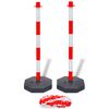 Chain Post Set with 10 m Plastic Chain