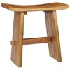 vidaXL Stool | Teak | Solid teak wood | Compact | Durable | Stool | Rectangular