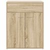 vidaXL Sideboard Sonoma Oak 60x30x75 cm Engineered Wood