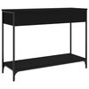 vidaXL Console Table Black 100x34.5x75 cm Engineered Wood