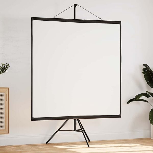 vidaXL Projection Screen with Tripod 72 Inch 1:1
