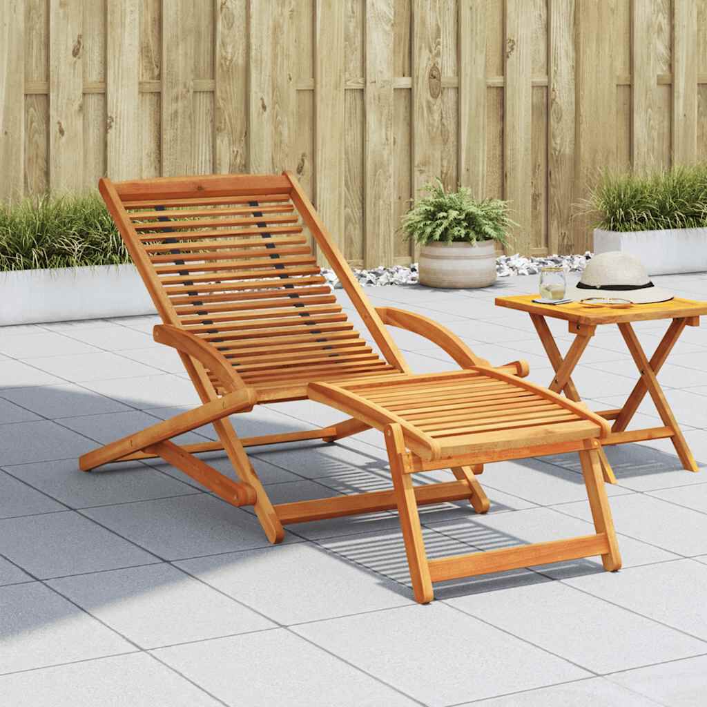 LUFT Deck Chair 天然木 ICHIBA vidaXL Deck Chair | Light brown | Acacia wood | Standard