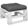 vidaXL Pallet Cushion Anthracite 60x61.5x10 cm Fabric