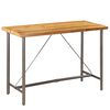 vidaXL Bar Table Solid Reclaimed Teak 150x70x106 cm