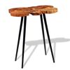 vidaXL Log Bar Table Solid Acacia Wood 90x60x110 cm