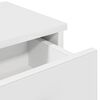 vidaXL Wall Shelf with Drawers White 80x34x17 cm Engineered Wood