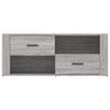 vidaXL TV Cabinet Grey Sonoma 100x35x40 cm Engineered Wood