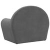 vidaXL Kids' Sofa Bed Anthracite Soft Plush