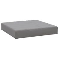vidaXL Pallet Cushion Grey 60x60x8 cm Oxford Fabric
