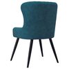 vidaXL Dining Chairs 2 pcs Blue Velvet