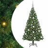 vidaXL Artificial Christmas Tree with 300 LEDs with Stand Green 180 cm