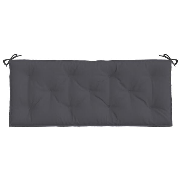vidaXL Garden Bench Cushion Anthracite 120x50x7 cm Oxford Fabric