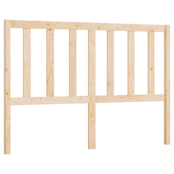 vidaXL Bed Headboard 156x4x100 cm Solid Wood Pine