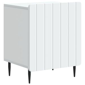 vidaXL Bedside Cabinet White 43 x 34.5 x 52 cm Engineered Wood