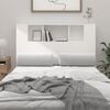 vidaXL Headboard Cabinet White 120x18.5x102.5 cm
