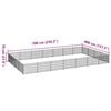 vidaXL Dog Kennel Silver 28 m&sup2; Steel
