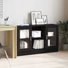 vidaXL Sideboard Black Oak 120 x 30.5 x 70 cm Engineered Wood