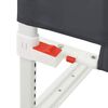 vidaXL Toddler Safety Bed Rail Dark Grey 120x25 cm Fabric