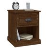 vidaXL Bedside Cabinets 2 pcs Brown Oak 39x39x47.5 cm Engineered Wood