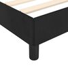 vidaXL Bed Frame without Mattress Black 152x203 cm Queen Velvet