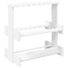 vidaXL Billiard Cue Stand Engineered Wood 60 x 35 x 60 cm White
