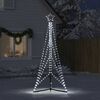 vidaXL LED Christmas Tree 483 LEDs Cold White 240 cm