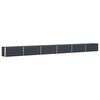 vidaXL Planter Anthracite 580 x 50 x 45 cm Galvanised Steel