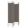 vidaXL 4-Panel Room Divider Anthracite 160x200 cm Fabric