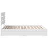 vidaXL Storage Bed with Headboard White 150 x 200 cm Engineered Wood