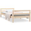 vidaXL Bed Frame without Mattress 90x190 cm Single Solid Wood Pine