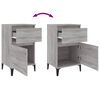 vidaXL Bedside Cabinet Grey Sonoma 40x35x70 cm