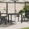 vidaXL Garden Table Anthracite 101x68x72 cm Plastic