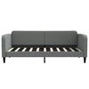 vidaXL Daybed with Trundle without Mattress Dark Grey 90x190 cm