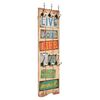 vidaXL Coat Rack | Multicoloured | MDF board and metal | Medium | Coat Rack