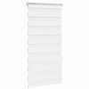 vidaXL Zebra blind 40.9x100 cm Fabric Width 36.7 cm white
