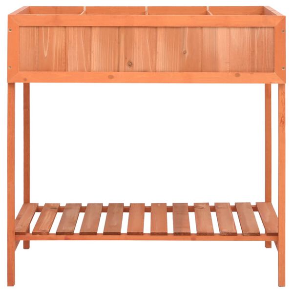 vidaXL Herb Planter 80x60x80 cm Solid Firwood