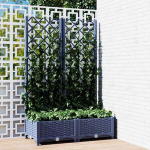 vidaXL Garden Blue Grey 80 x 40 x 121.5 cm