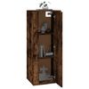 vidaXL Wall Mounted TV Cabinet Smoked Oak 40x34,5x100 cm
