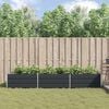 vidaXL Planter Anthracite 290 x 100 x 45 cm Galvanised Steel