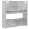 vidaXL Wall Shoe Cabinet Concrete Grey 60x18x60 cm Engineered Wood