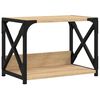 vidaXL Printer Stand 2-Tier Sonoma Oak 44x26x31.5 cm Engineered Wood