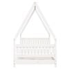 vidaXL Kids Bed Frame White 90x190 cm Solid Wood Pine