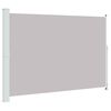 vidaXL Patio Retractable Side Awning 200x314 cm Grey