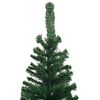 vidaXL Artificial Pre-lit Christmas Tree L 240 cm Green