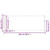 vidaXL Patio Retractable Side Awning 180x500 cm Grey