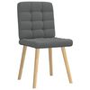 vidaXL Dining Chairs 6 pcs Dark Grey Fabric